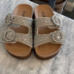 Rhinestone girls Sandals